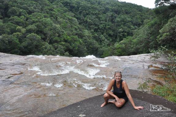 são três grandes cachoeiras no rio Vermelho, na Várzea do Braço, em Santo Amaro da Imperatriz, perto de Florianópolis, em Santa Catarina